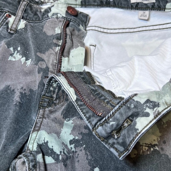 Calvin Klein Ankle Skinny Jeans Womens 31 Camo Denim Fashion Casual Everyday - Picture 8 of 16